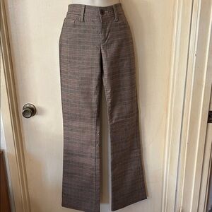 Citizens Of Humanity Brown Plaid Flare Jeans size 27